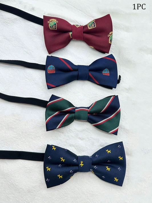 1pc Children's Necktie Suit, Bow Tie Fashionable Blazer Set For Performance Or Formal Occasions