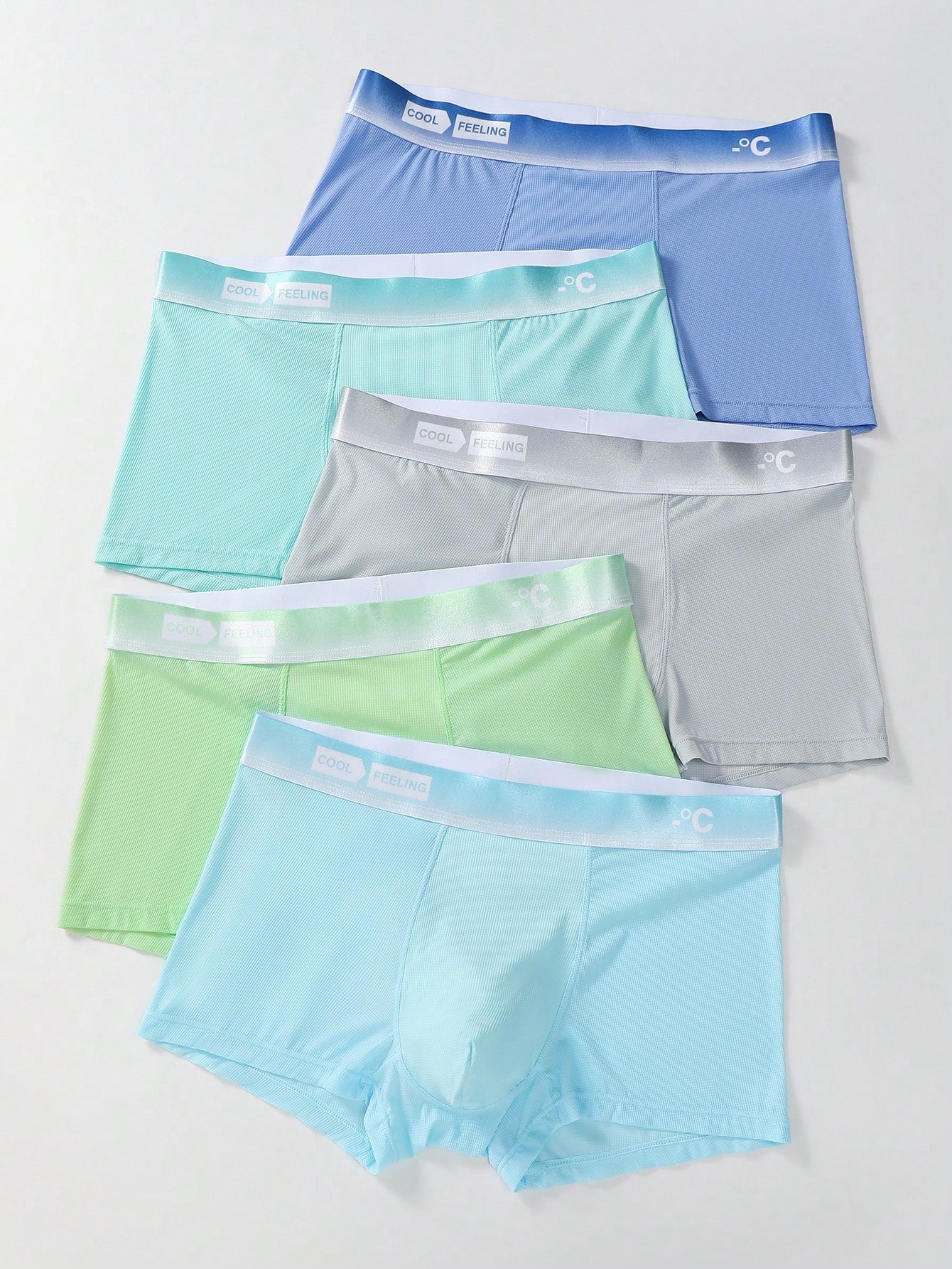 5pcs Teen Boys' Quick-Drying Breathable Underwear, Comfortable Fit