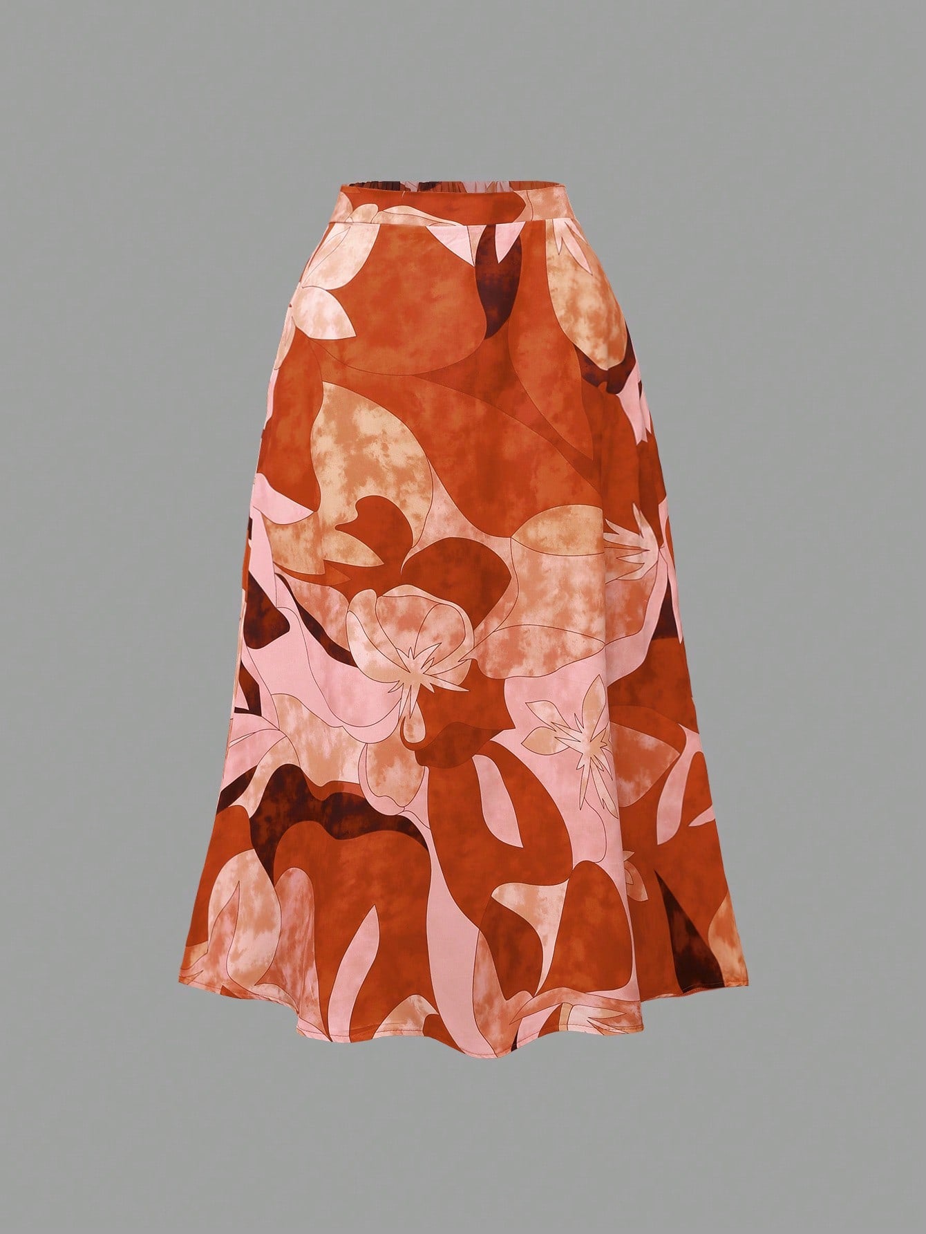 Women's Rose Print Skirt