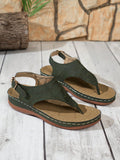 New Summer Women's Breathable Wedge Heel Sandals With Round Toe And Soft Sole, Fashionable And Elegant French Style Shoes For Casual Wear With Dresses, Comfortable And Versatile, Simple And Fashionable Trend, Wear Them On Your Feet And Show Your Joy On Yo
