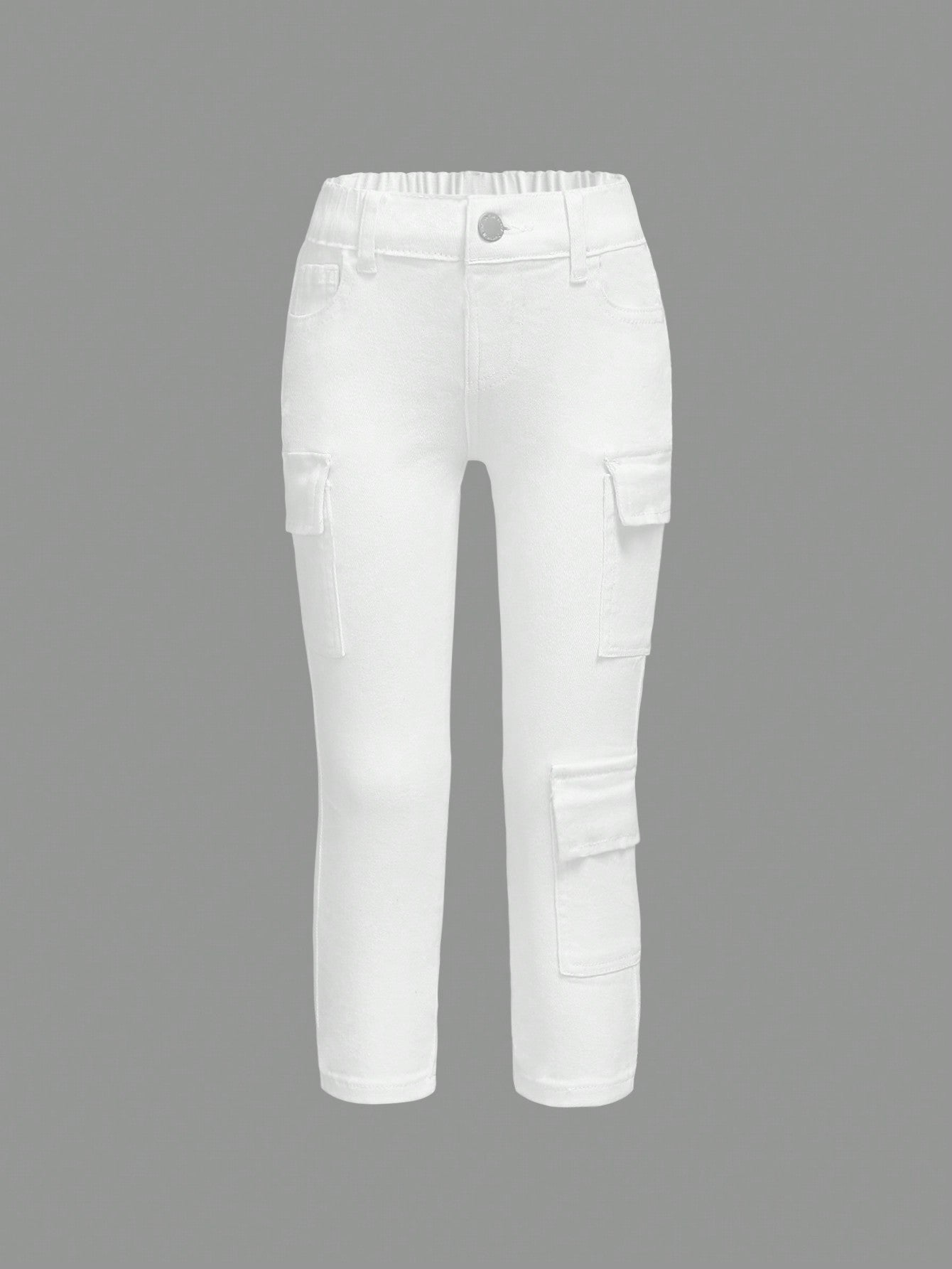 Young Girl Jeans With Flap Pockets