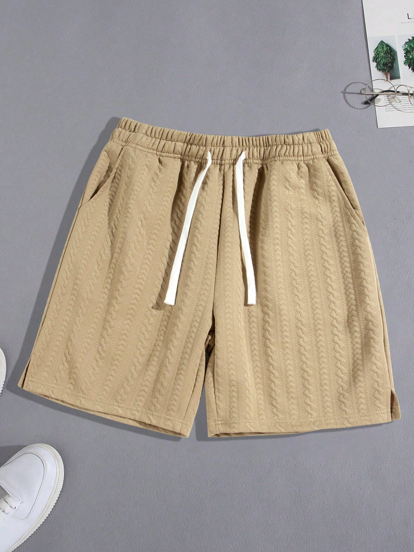 Men's Casual Jacquard Shorts