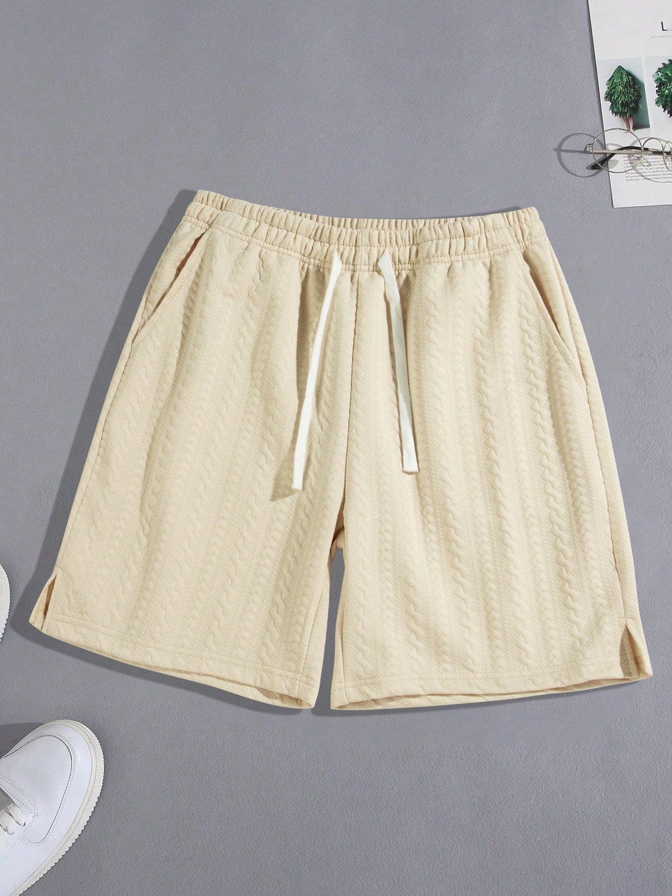 Men's Casual Jacquard Shorts