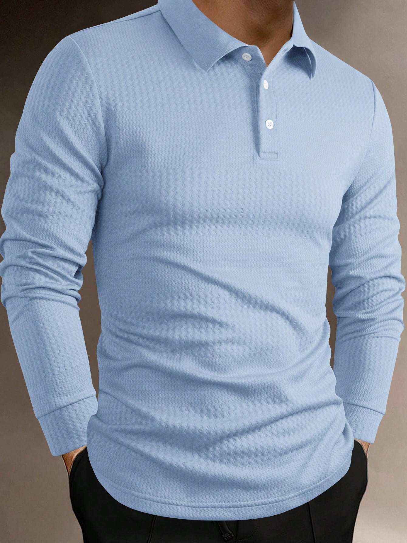 Men Solid Polo Shirt