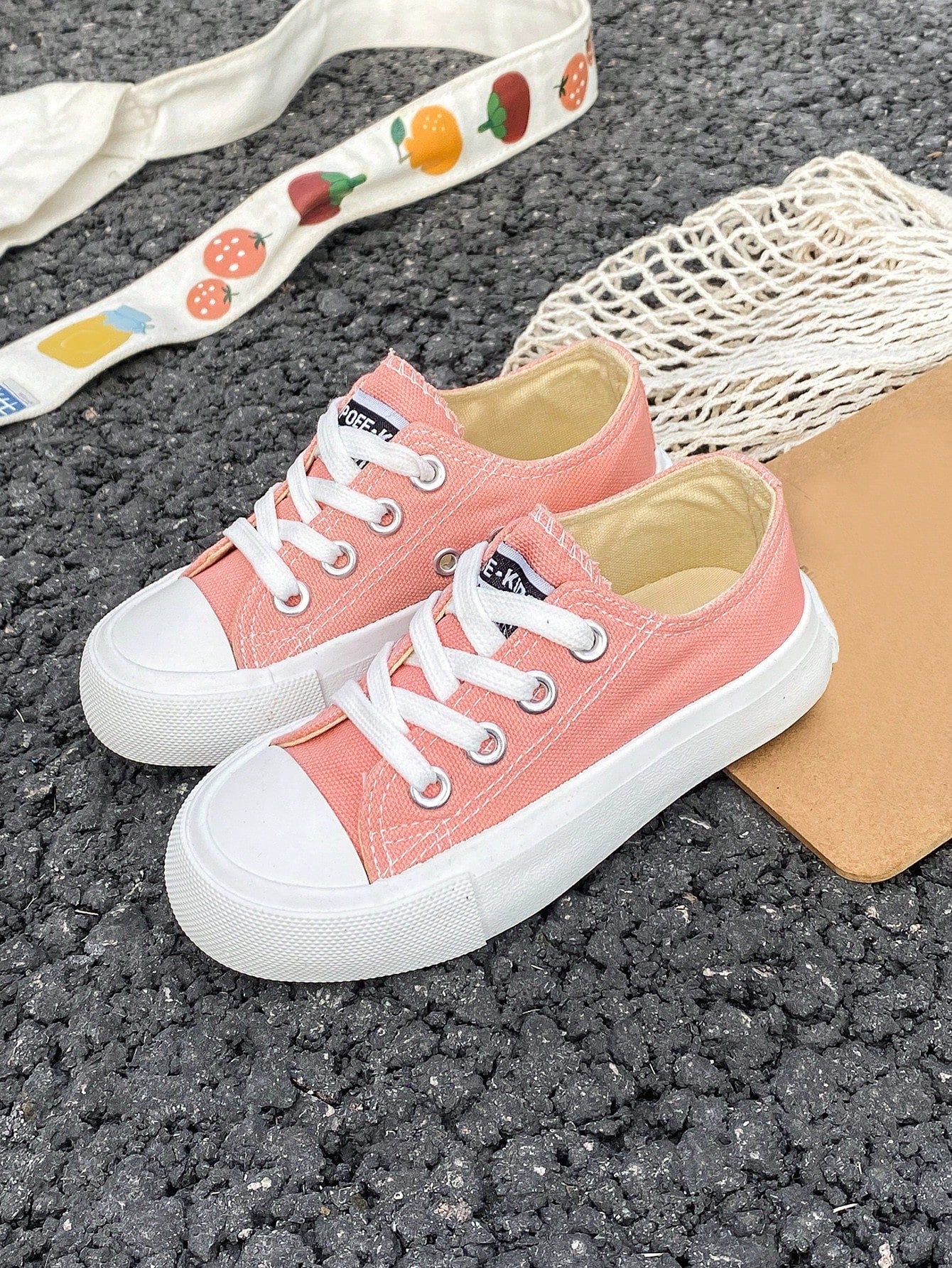 Mid-Cut Canvas Children's Sneakers, Spring And Autumn Style, Simple And Fashionable For Boys And Girls, Low-Cut Casual Lace-Up Athletic Shoes, Classic Low-Cut Canvas Shoes, Versatile Casual Sports Skateboarding Shoes For Kids