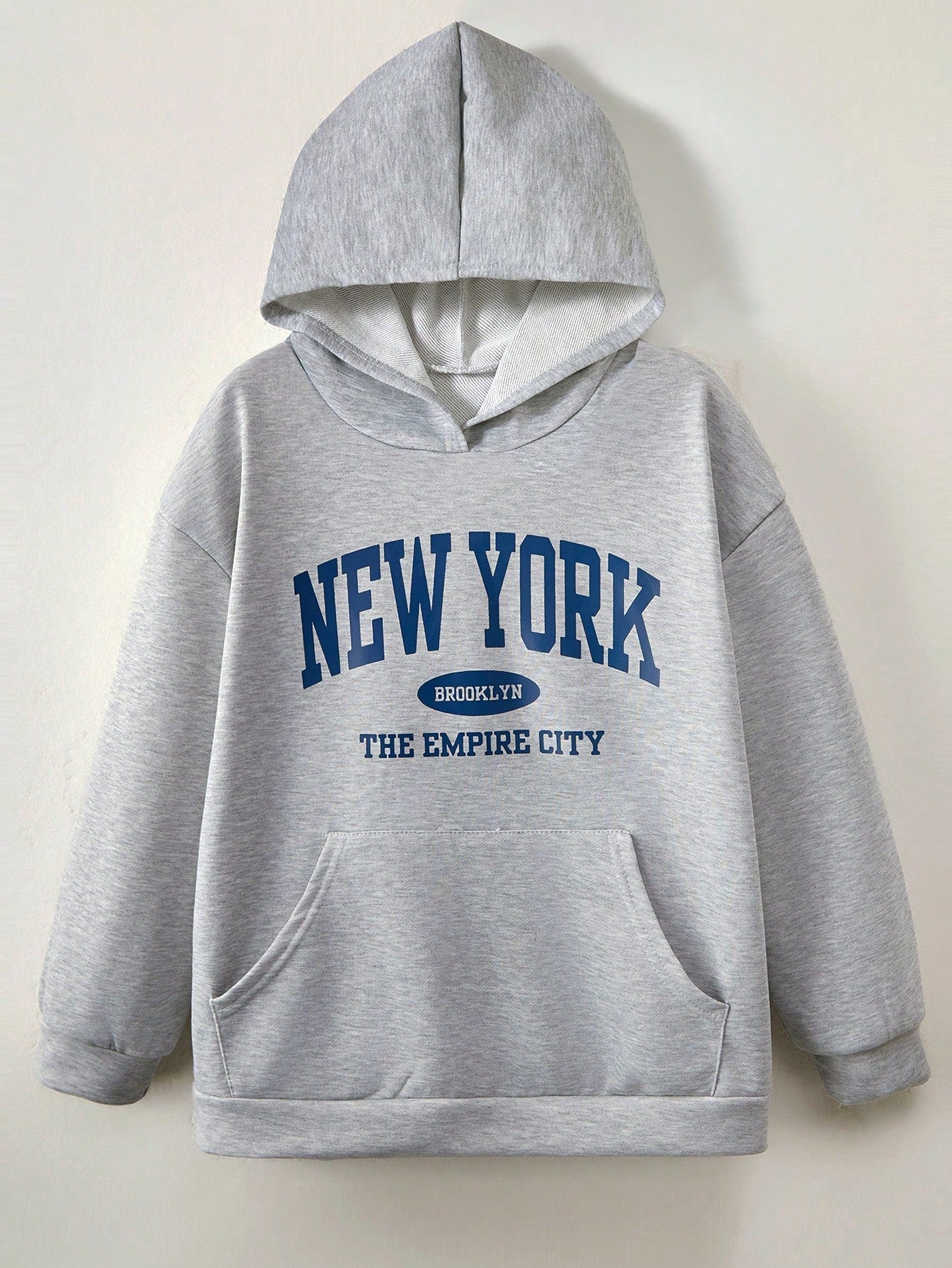 Teen Boy Academy Style Letter Printed Hoodie