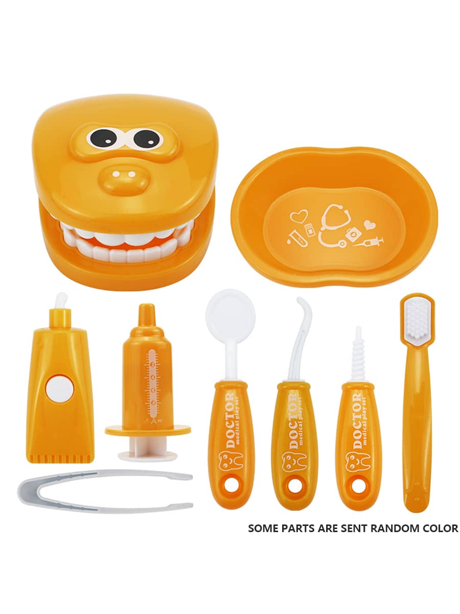 9PCS Kids' Pretend Play Dentist Kit: A Fun And Educational Playset! Indoor Role-Playing Game, Birthday Gift