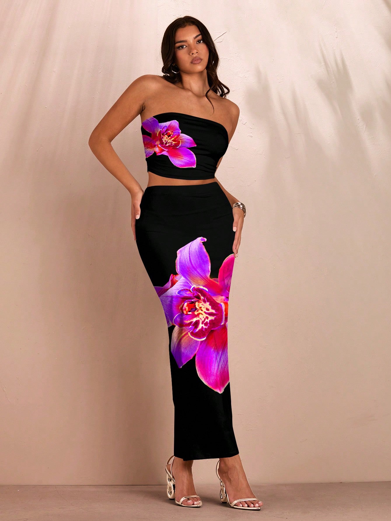 Floral Printed Summer Women's 2 Piece Set