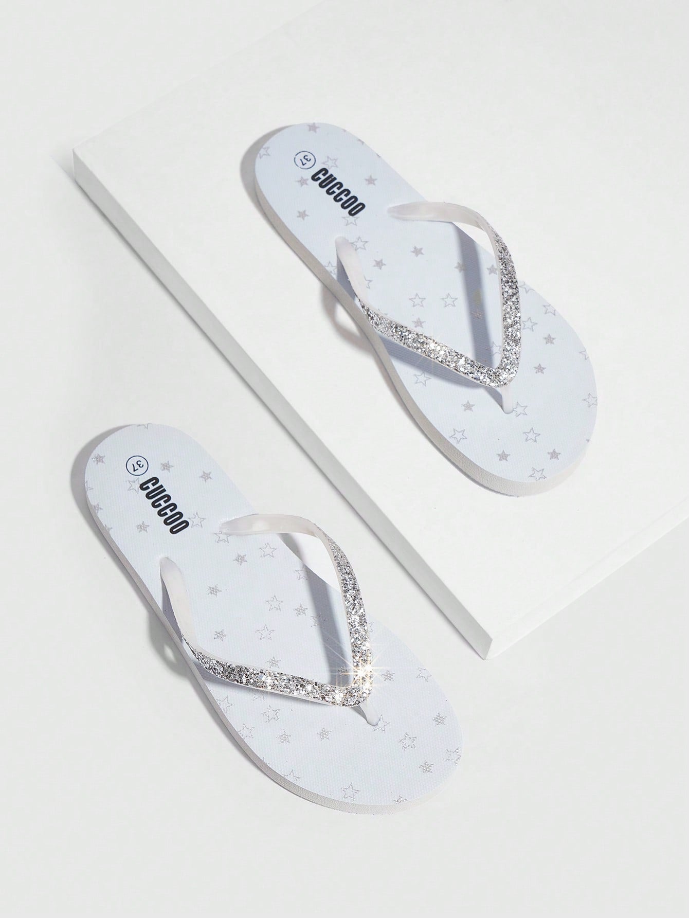 Star Printed Flat Home/Beach Flip Flops Halloween