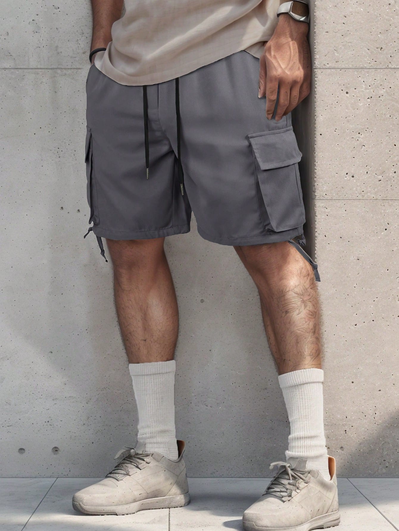 Men's Flip Pocket Casual Workwear Cargo Shorts