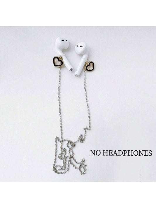 1pc Anti-Lost Earphone Chain Women's Bluetooth Wireless Earphones Anti-Drop Necklace Universal