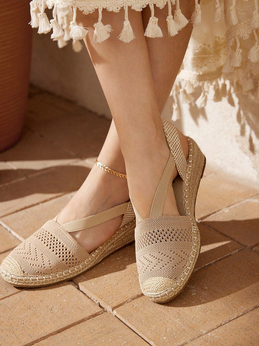 Styleloop Woven Wedge Heel Sandals Boho Feels