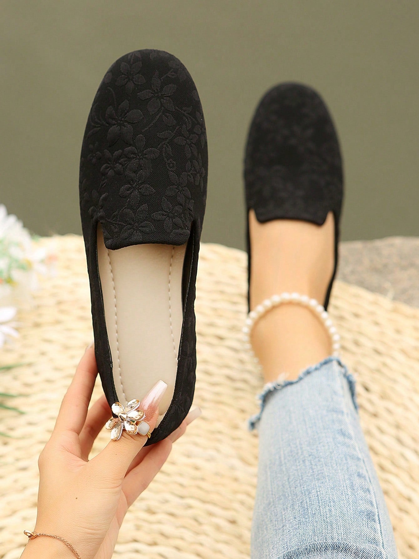 Spring And Autumn Fashion Leopard Print Women's Round Toe Flat Shoes, Comfortable Shoes