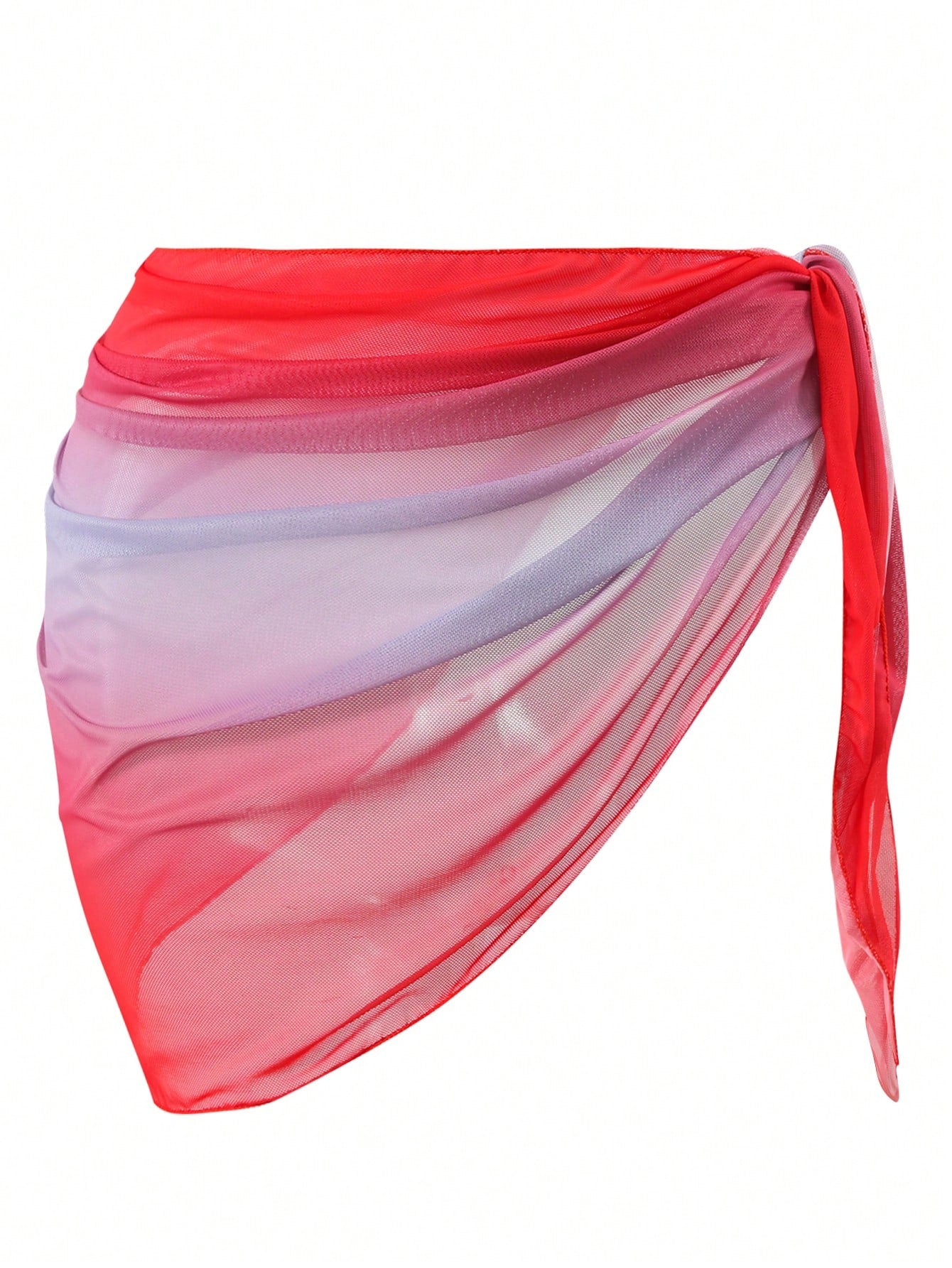 Swim Mod Summer Beach Ombre Cover Up Skirt