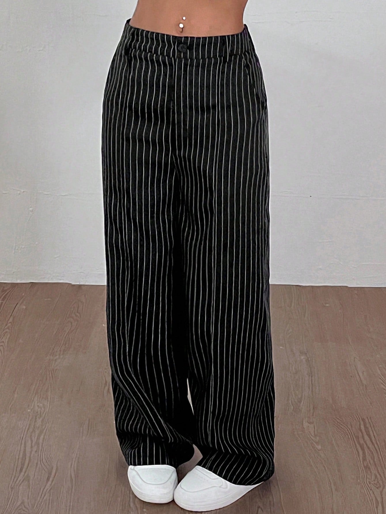 Women's Solid Straight Suit Pants