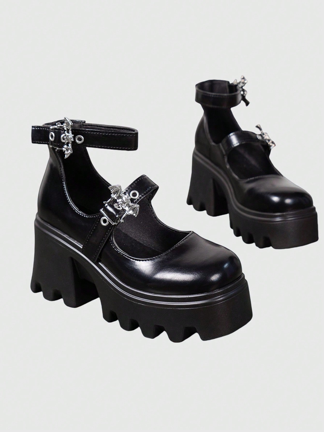 Women's Rounded Toe Shoes With Bowknot Decoration, Fashionable And Sweet, Wedge Heel & Thick Sole