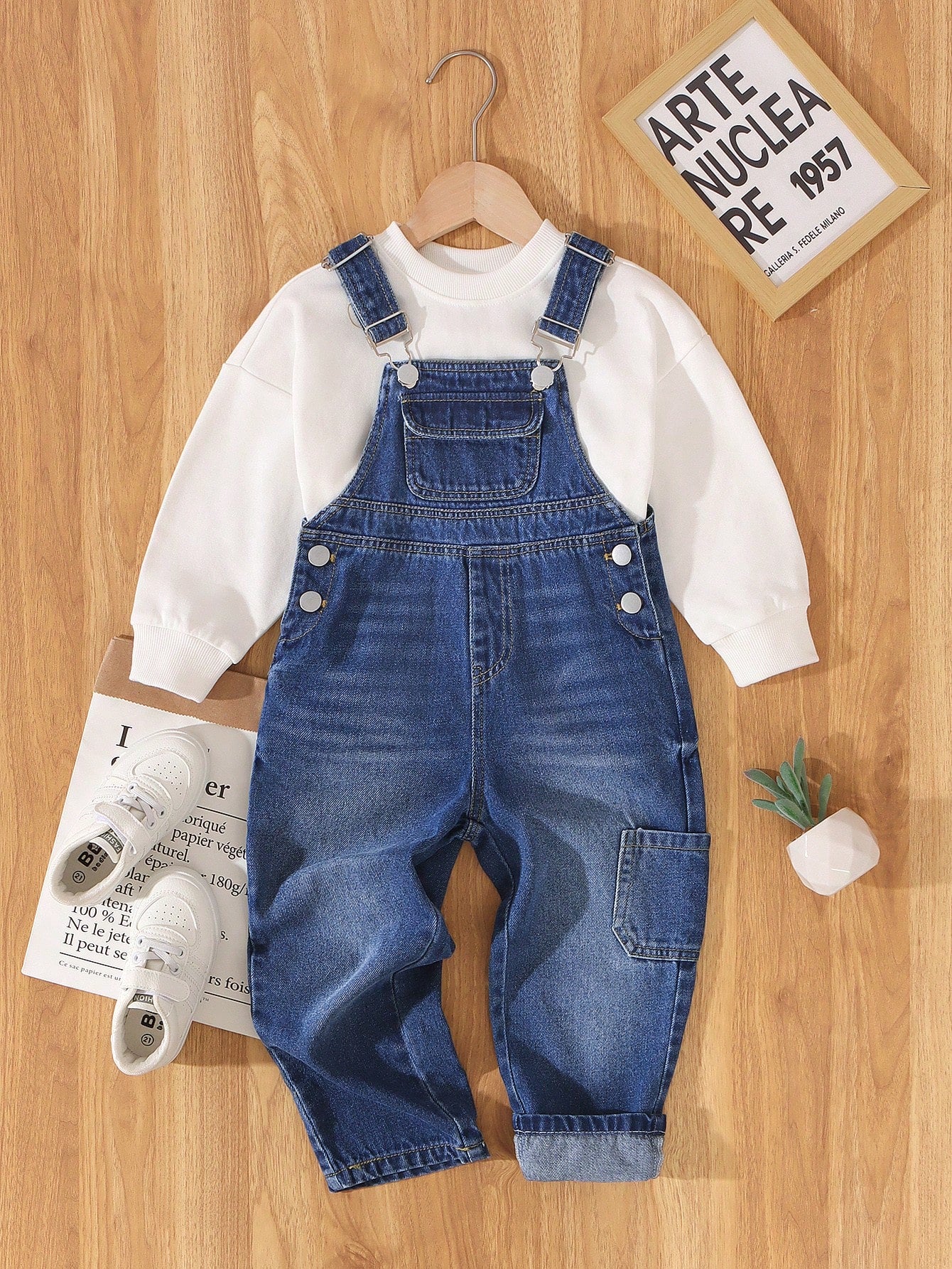 Streecool Kids Toddler Boys' Casual Comfortable Fashionable Overalls Trouser With Pockets, Daily Wear