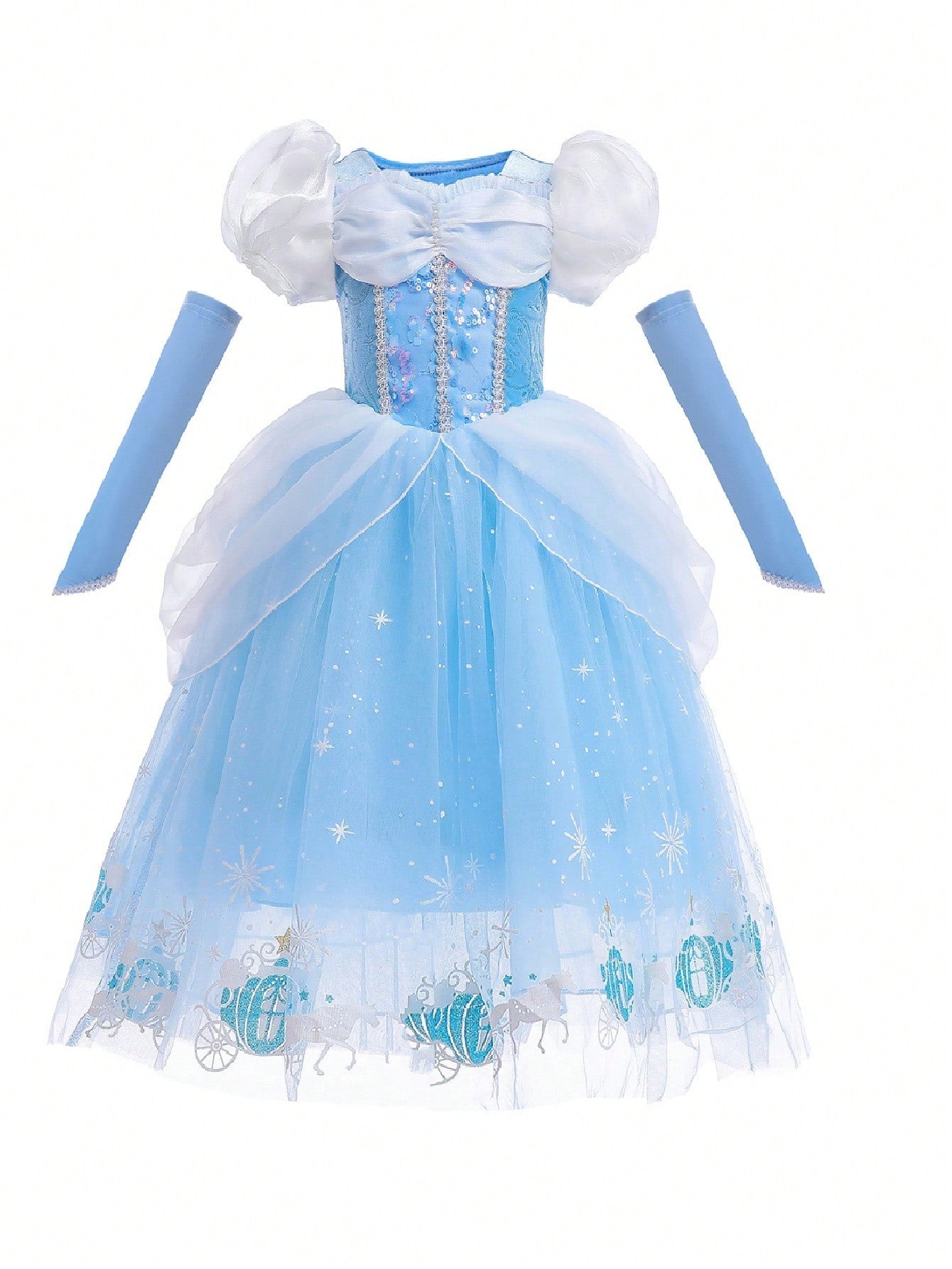 Princess Dresses For Young Girl - Light Up Princess Costume For Little Girls, Halloween Costumes For Young Girl Toddler Age 2-12