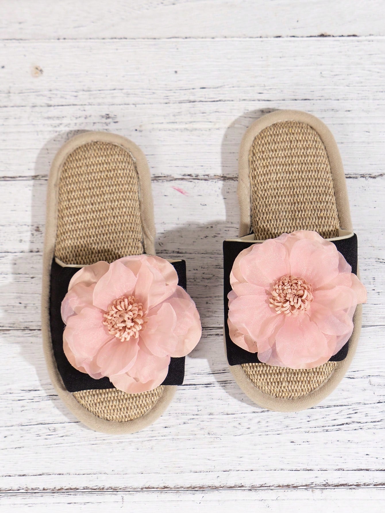 Women's Home Plush Slippers, Silent & Bowknot Decor & Anti-slip, Slight Color Difference Due To Computer/phone Monitor
