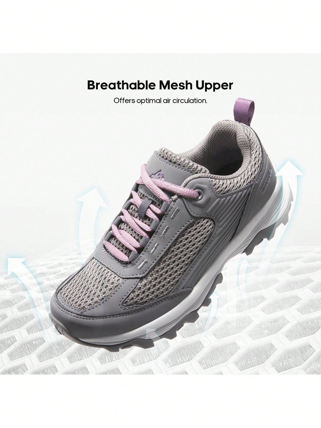 Hiking Shoes For Women Lightweight Breathable Mesh Walking Sneakers Outdoor Work Shoes