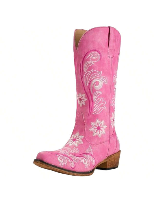 Women's Boots Mid-Calf Western Boots Cowboy Boots