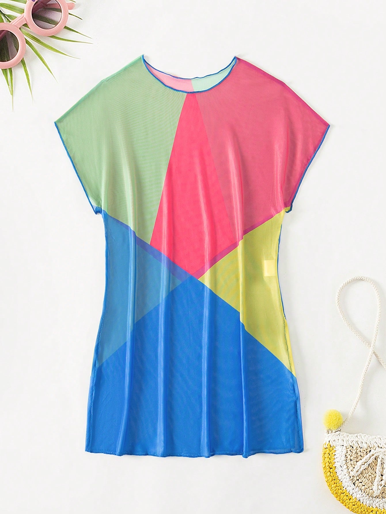 Tween Girl Color-Block Cardigan