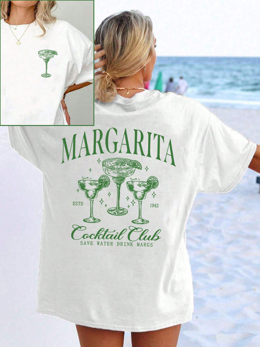 プラスサイズ ルーズTシャツ MARGARITA オーバーサイズ ロングTシャツ