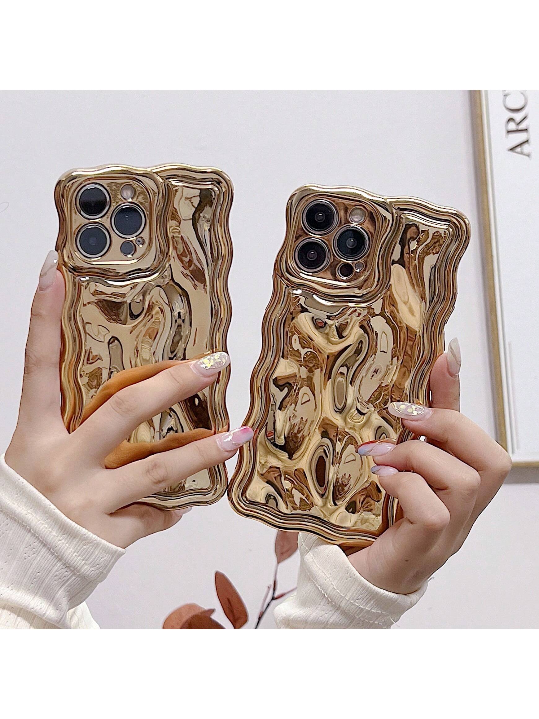 JK142 Patterned Electroplated Meteorite Silver Phone Case Compatible With IPhone 11,IPhone 13,IPhone 14 Pro Max