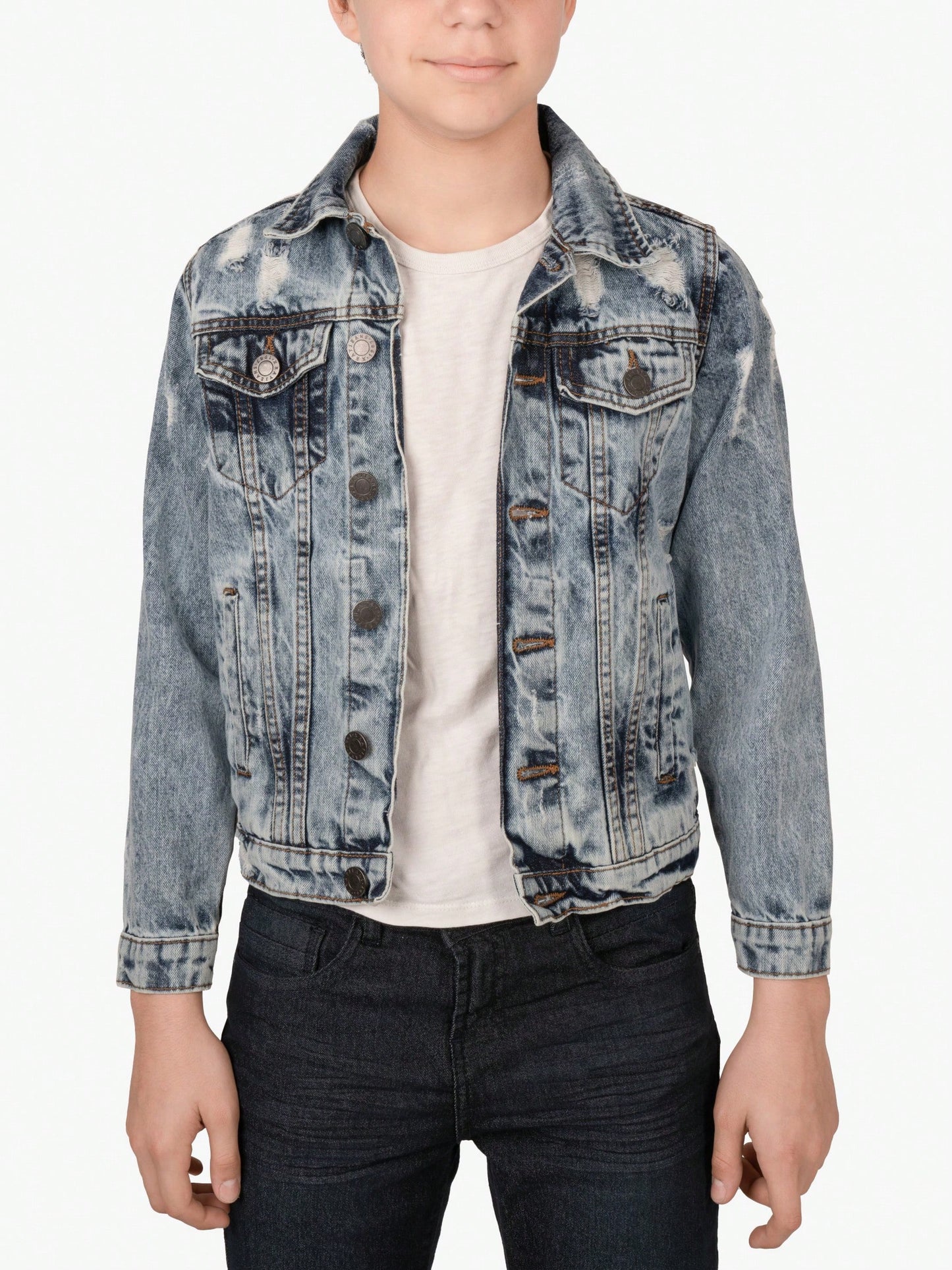 Tween Boy Cotton Denim Jacket