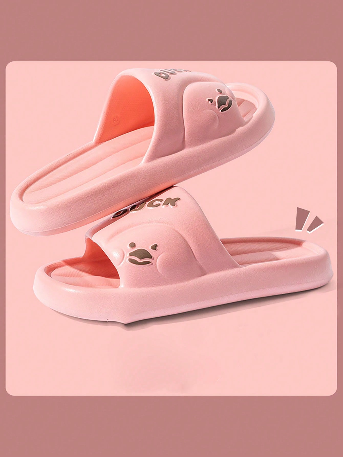 Summer 2024 New Style Cute Couples Eva Indoor Slippers For Women/Men, Anti-Slip Bathrooom Shower Slippers