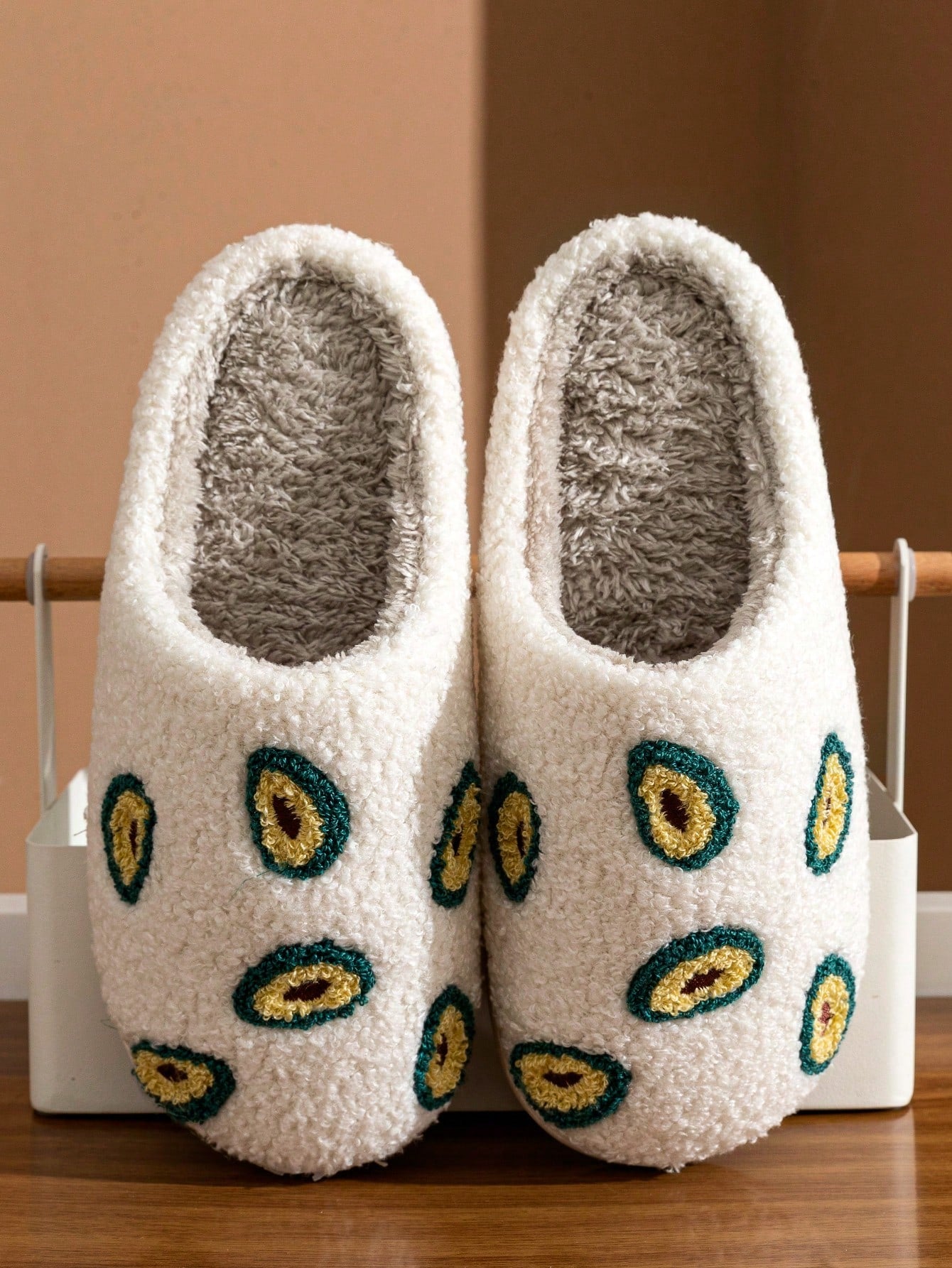 Women's Cute Car & Strawberry Non-Slip Casual Winter Slippers, New Home Wear