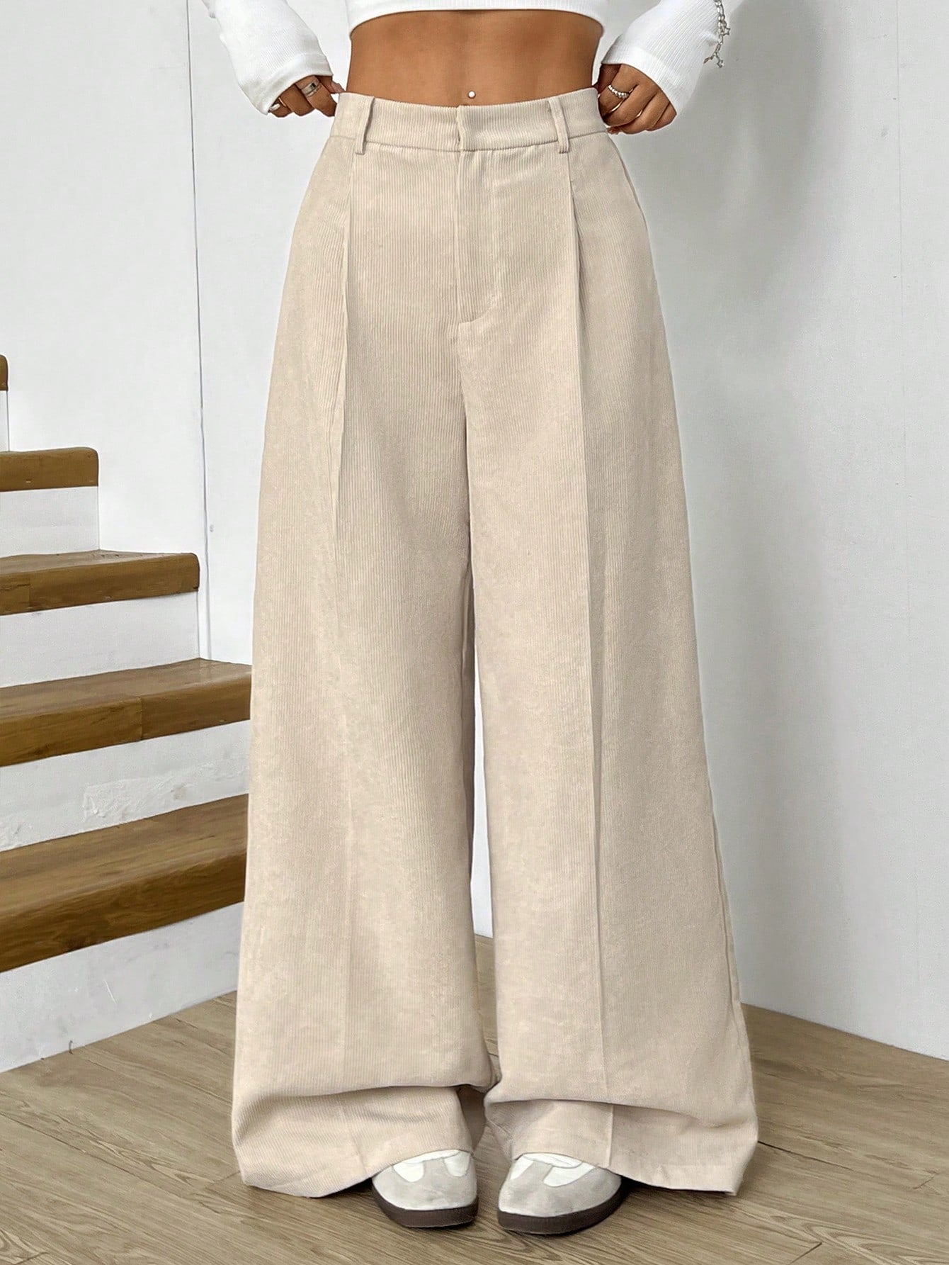 Women's Wide-Leg Linen Pants