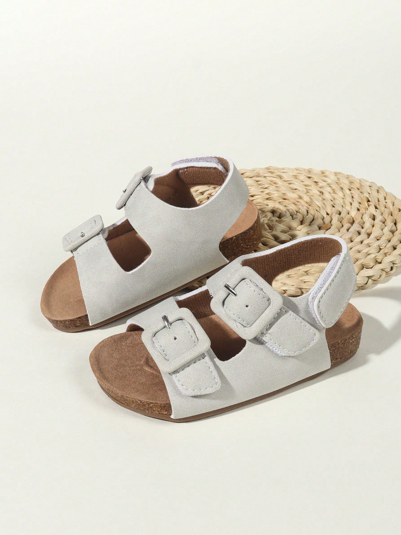 2024 Summer Unisex PU Leather Roman Sandals With Back Straps, Soft And Breathable, Anti-Skid And Lightweight