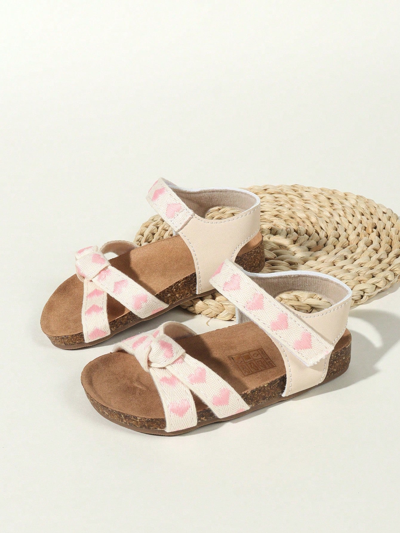 2024 Summer Versatile Girls PU Leather Roman Sandals With Back Strap Design, Soft & Breathable Anti-Slip Sole, Lightweight