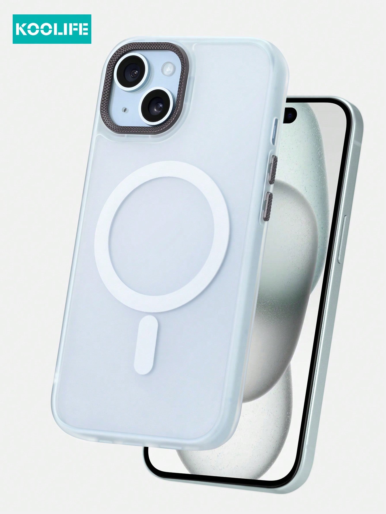 Koolife 1pc Magnetic Charging Shockproof Oil-Sprayed Skin Feel Phone Case With Personality Frame Design, Large Camera Hole, PC+TPU Protection Case Compatible With IPhone 11/11 Pro/11 Pro Max/12/12 Pro/12 Pro Max/13/13 Pro/13 Pro Max/14/14 Plus/14 Pro/14 P