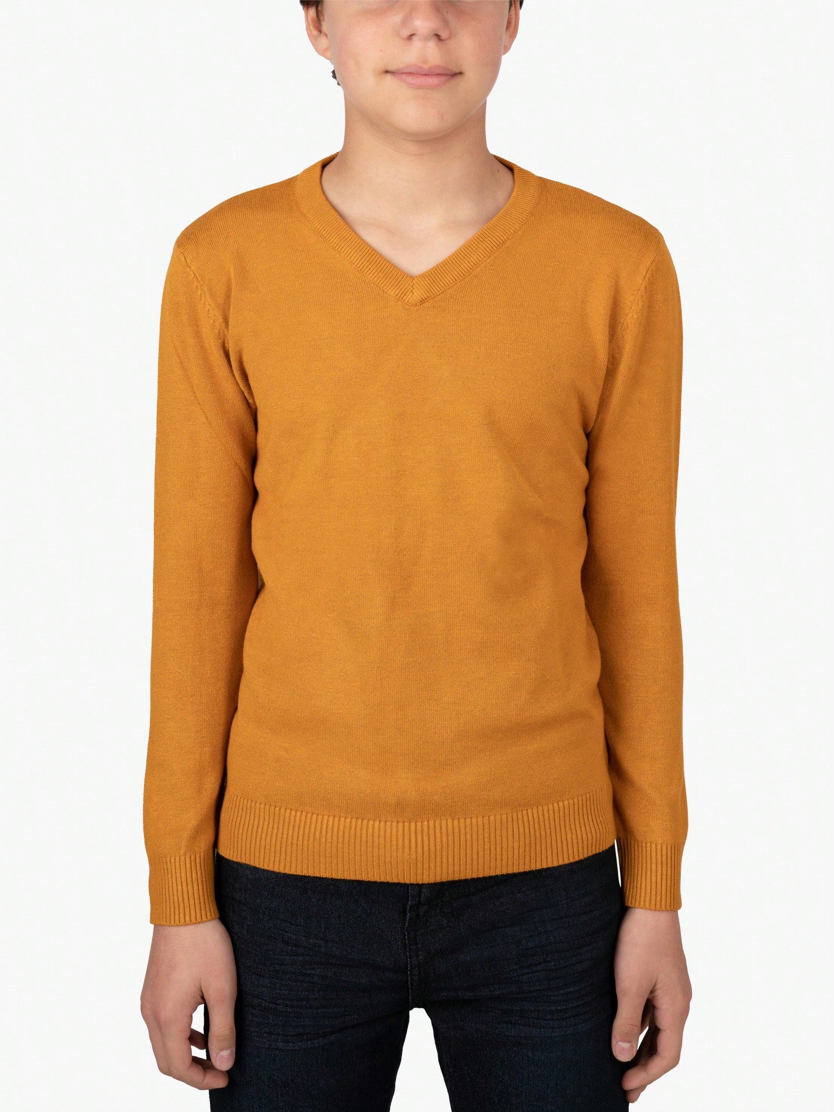 Boy's Basic V-Neck Sweater