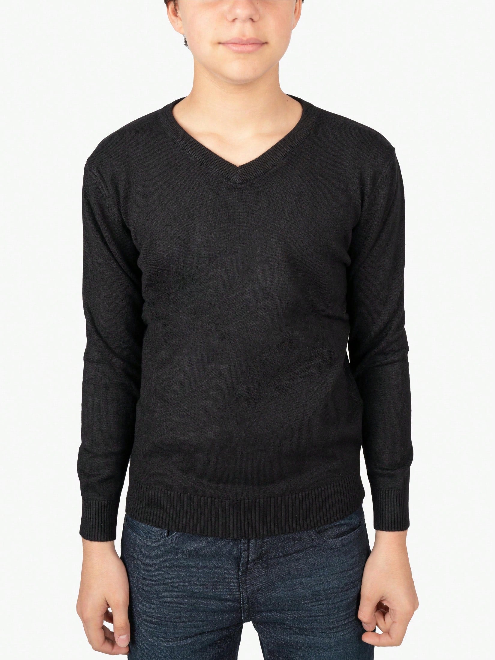 Boy's Basic V-Neck Sweater