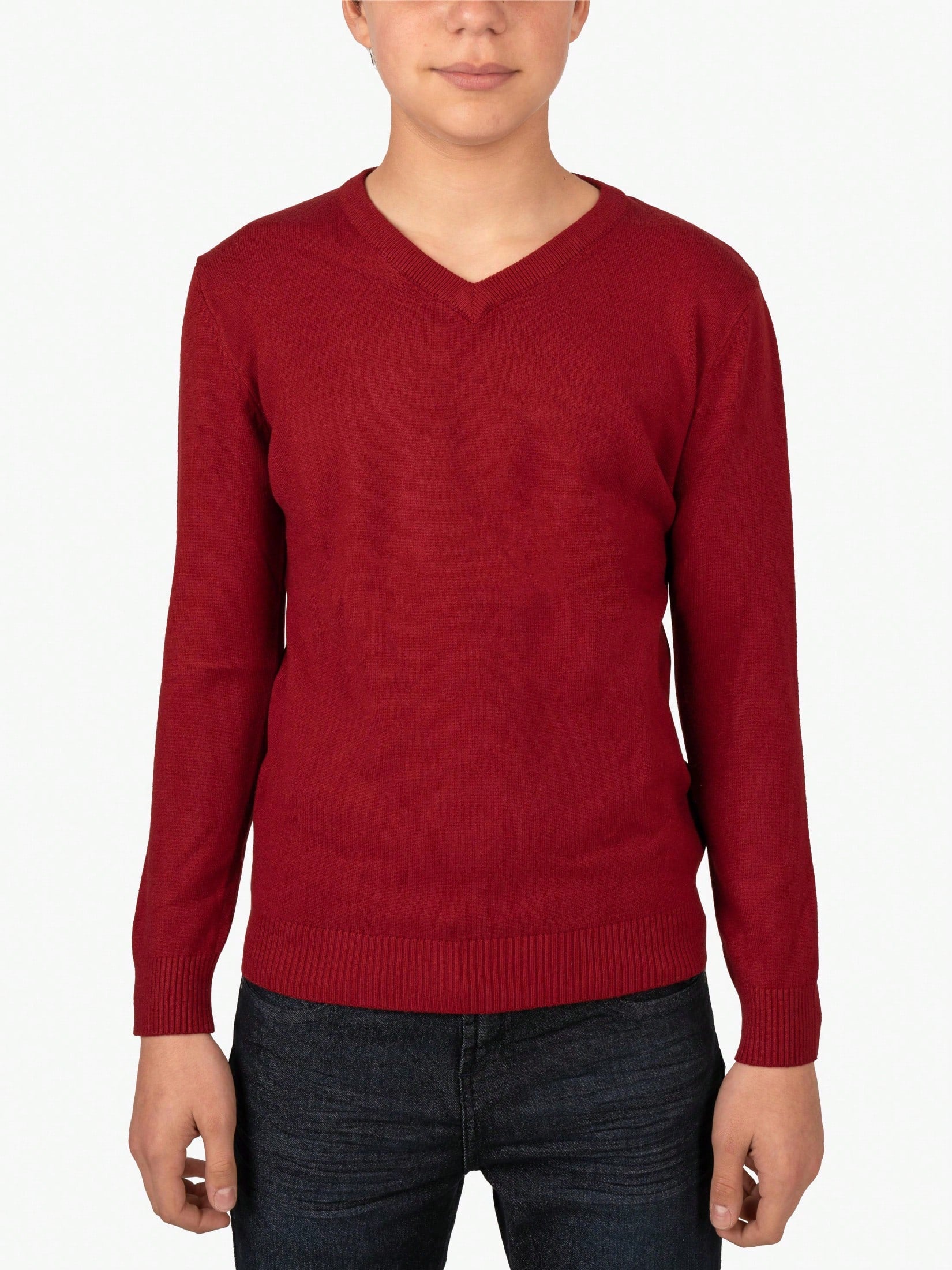 Boy's Basic V-Neck Sweater