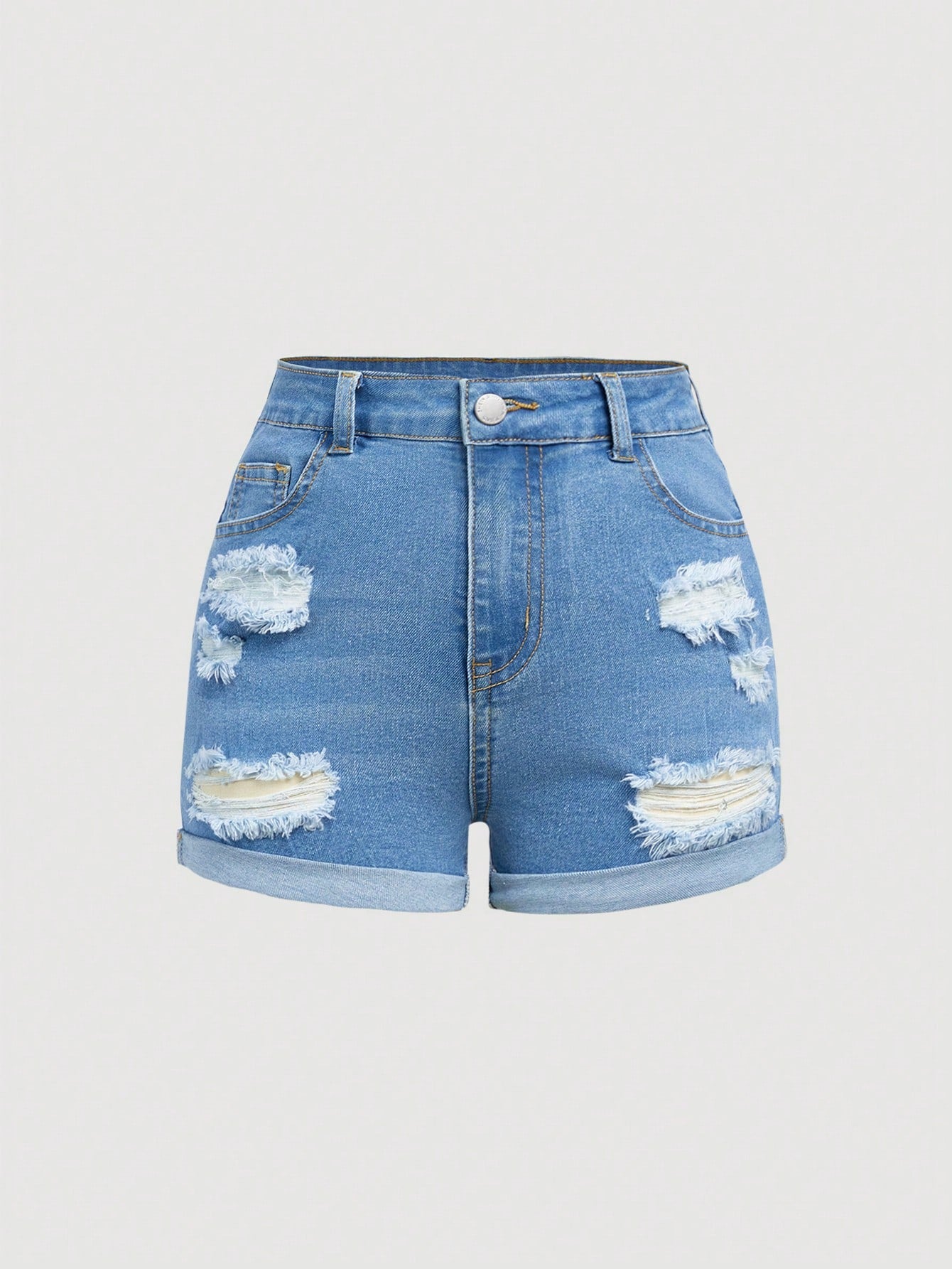 Tween Girl Spring Summer Boho Causal Ripped Roll Up Hem Denim Jeans Shorts,Summer Girls Clothes