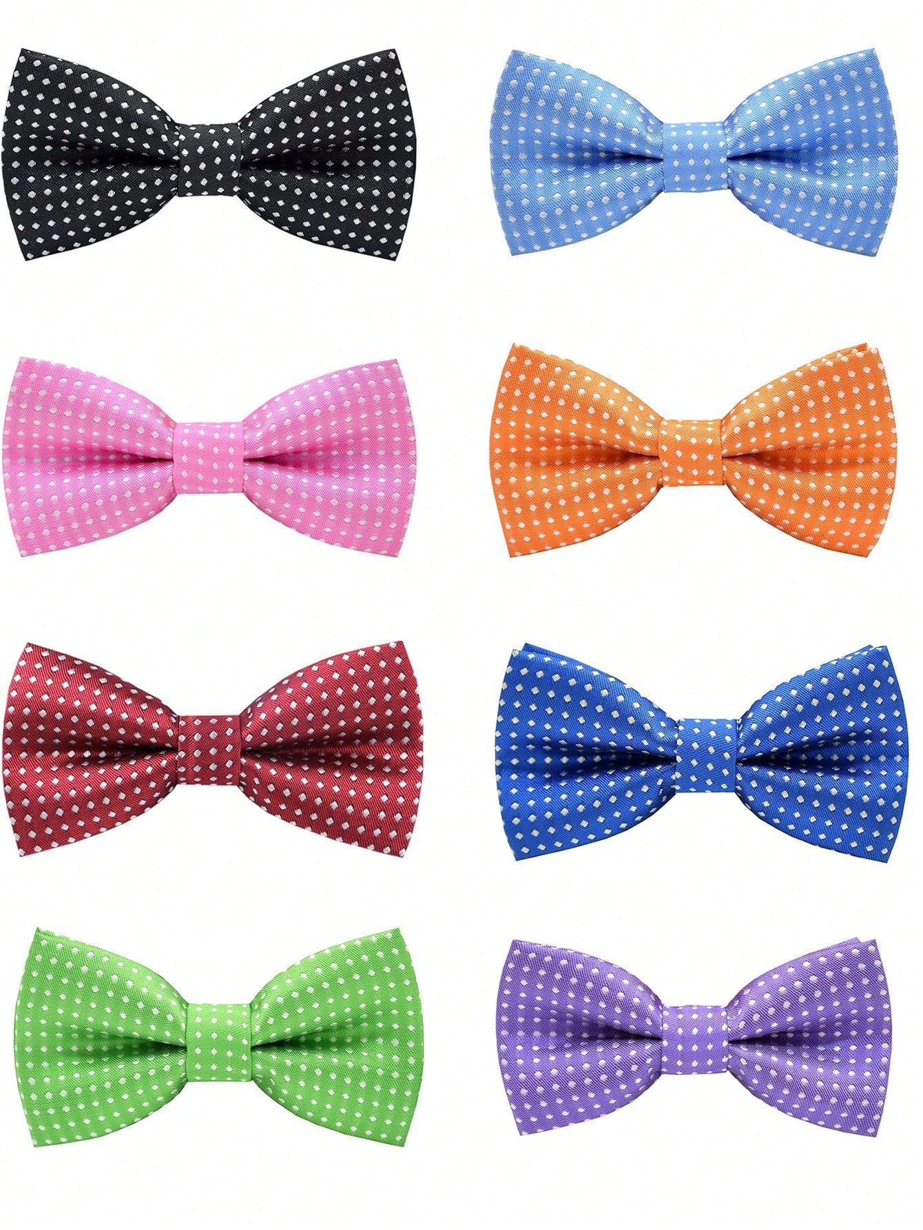 Kids Bow Tie, Colorful Polka Dot Baby Bow Tie, Mini Children's Accessory For Fashion Show And Performance