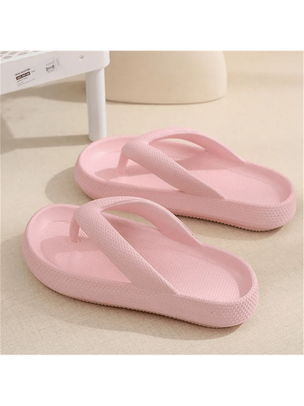 Womens Thick Platform Thong Flops Sandals Beach Comfort EVA Slipper Shoes Summer