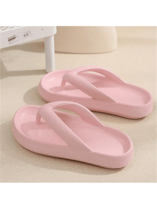 Womens Thick Platform Thong Flops Sandals Beach Comfort EVA Slipper Shoes Summer