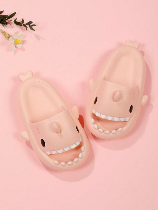 Funny Shark Children's Flip Flops, Beach Sandals, Novelty Slippers With Ocean Elements