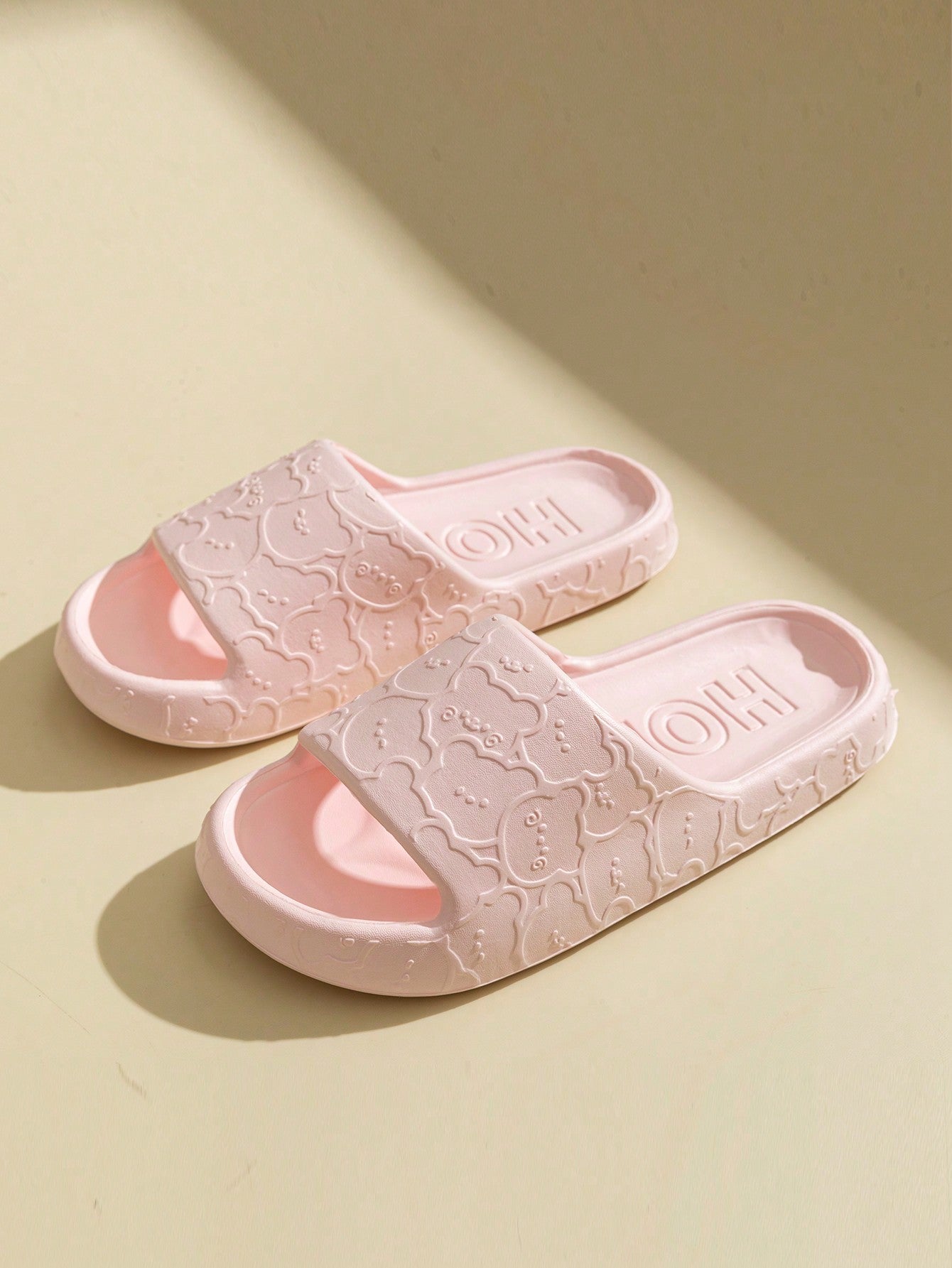 Women's Pink Cute Casual Bathroom Slippers