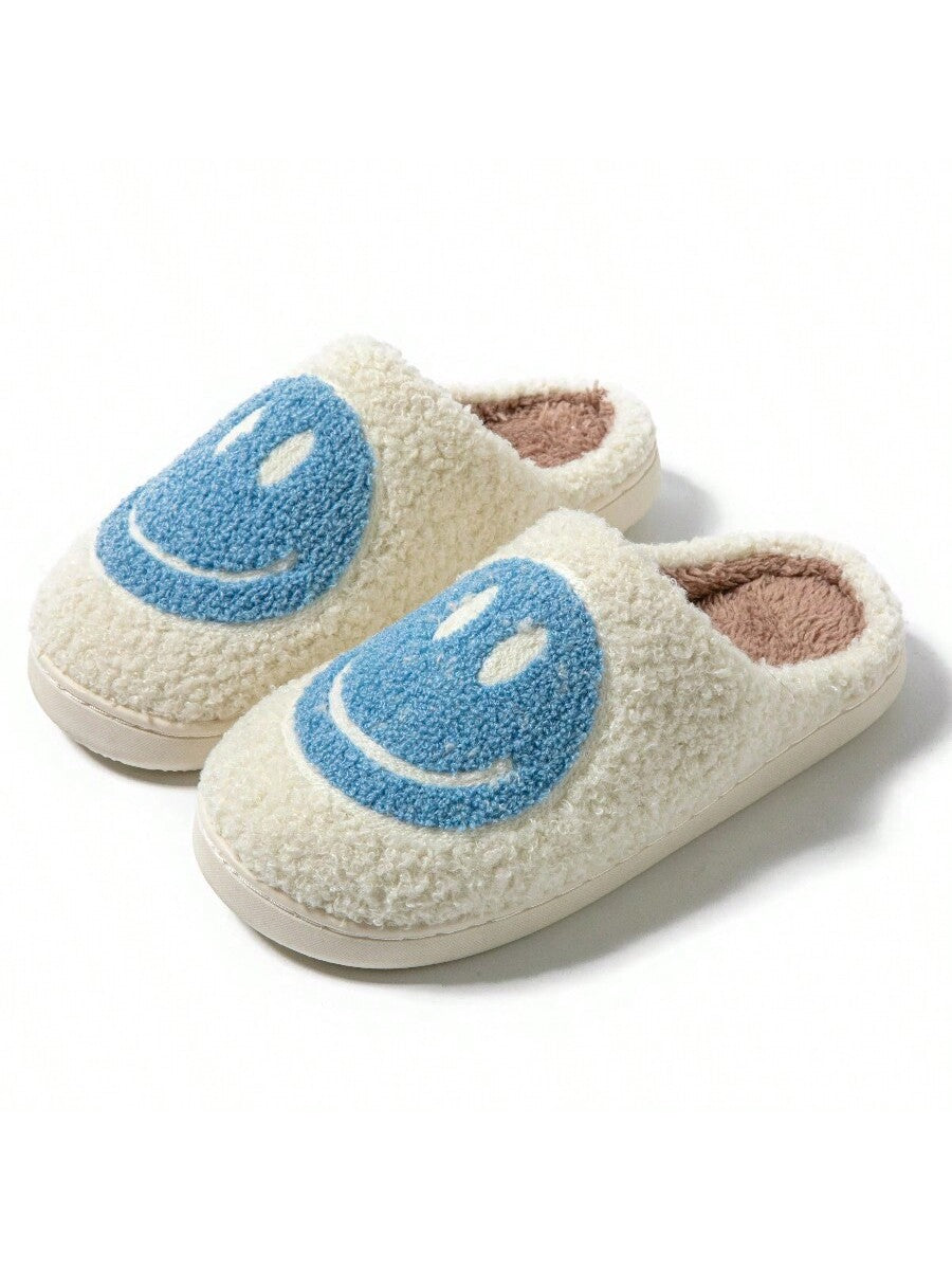 Winter Warm Slippers For Women, Non-Slip Durable Cute Household Furry Slippers For Couples