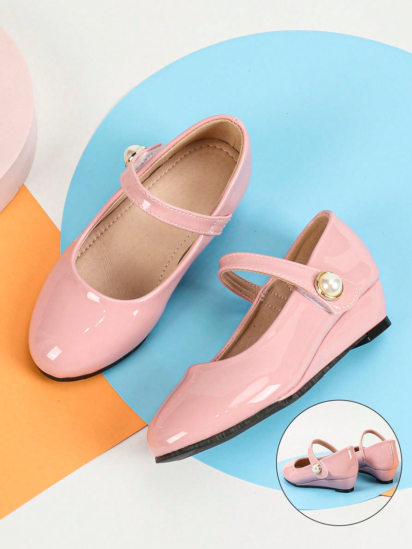 New Arrival Girls' Fashionable And Cute Casual High-Heeled Shoes With Non-Slip Soft Soles, Suitable For Parties, Schools And Holidays