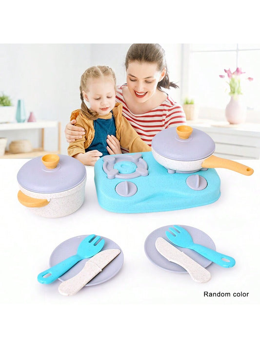 Toy Kitchen Accessories Set With Pot, Pan, Stove, Cookware, Sink, Electric Dishwasher Toy For Children, Automatic Water Cycle System, Play House Pretend Role Play Toy, Birthday Gift For Boys And Girls, Chinese And Western Style Tableware, Toddler Learning