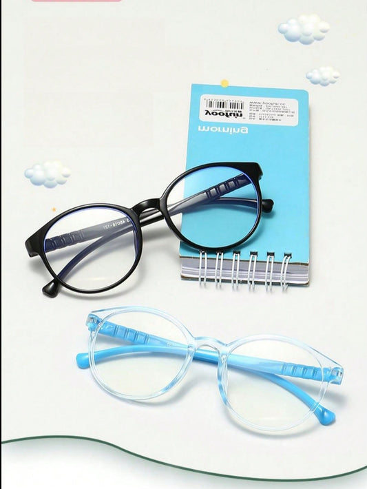 1pc New Fashion Lightweight Children's Glasses, Round Frame Eye Glasses For Kids