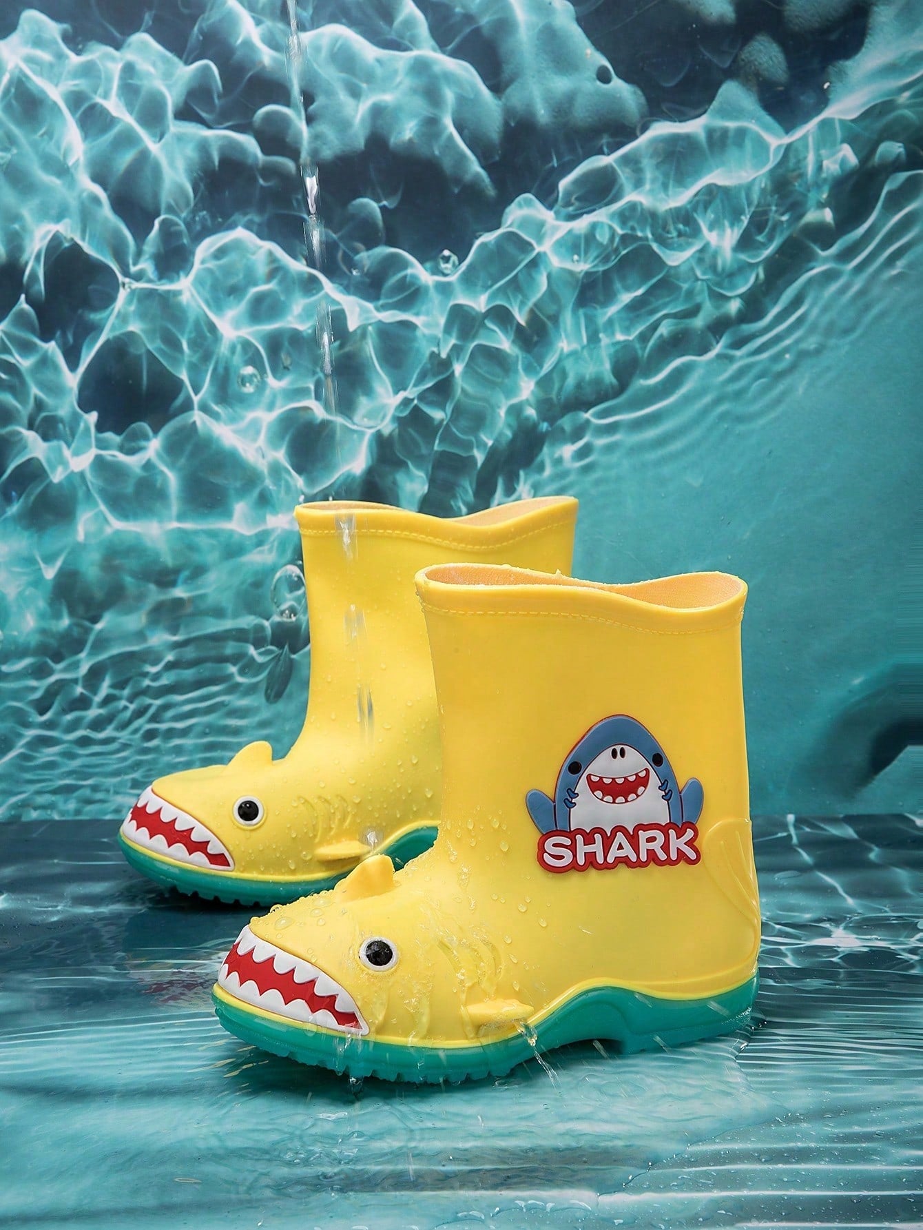 Mid-Top Waterproof Cartoon Casual Children's Rain Boots