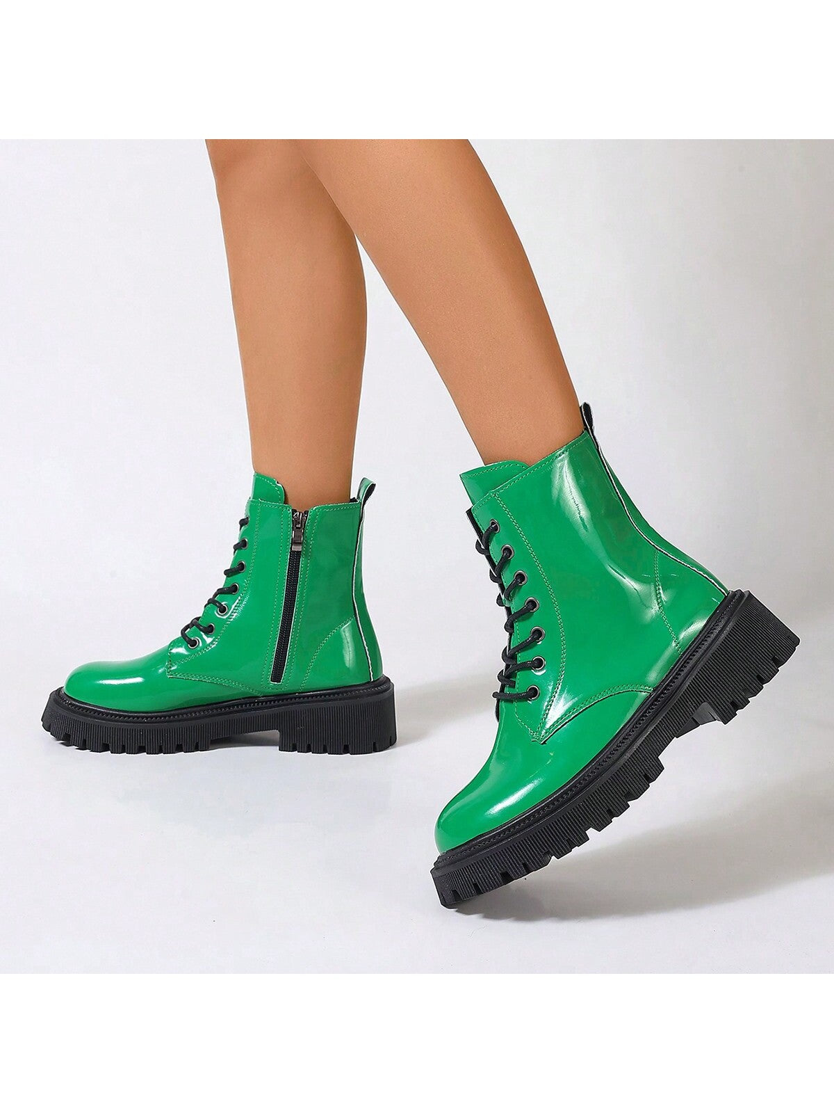 New Women's Short Boots Western Boots Rose Single Spring And Autumn Fashion Trend Wear A Single Product Platform Women's Boots